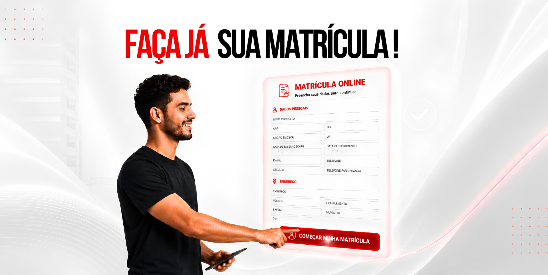 Faça já a sua matrícula — Autoescola Vitória